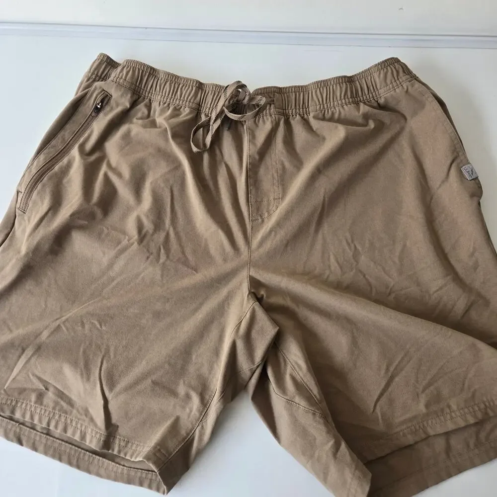 L.L.Bean Men’s Stretch Performance Shorts - Tan - Size XL